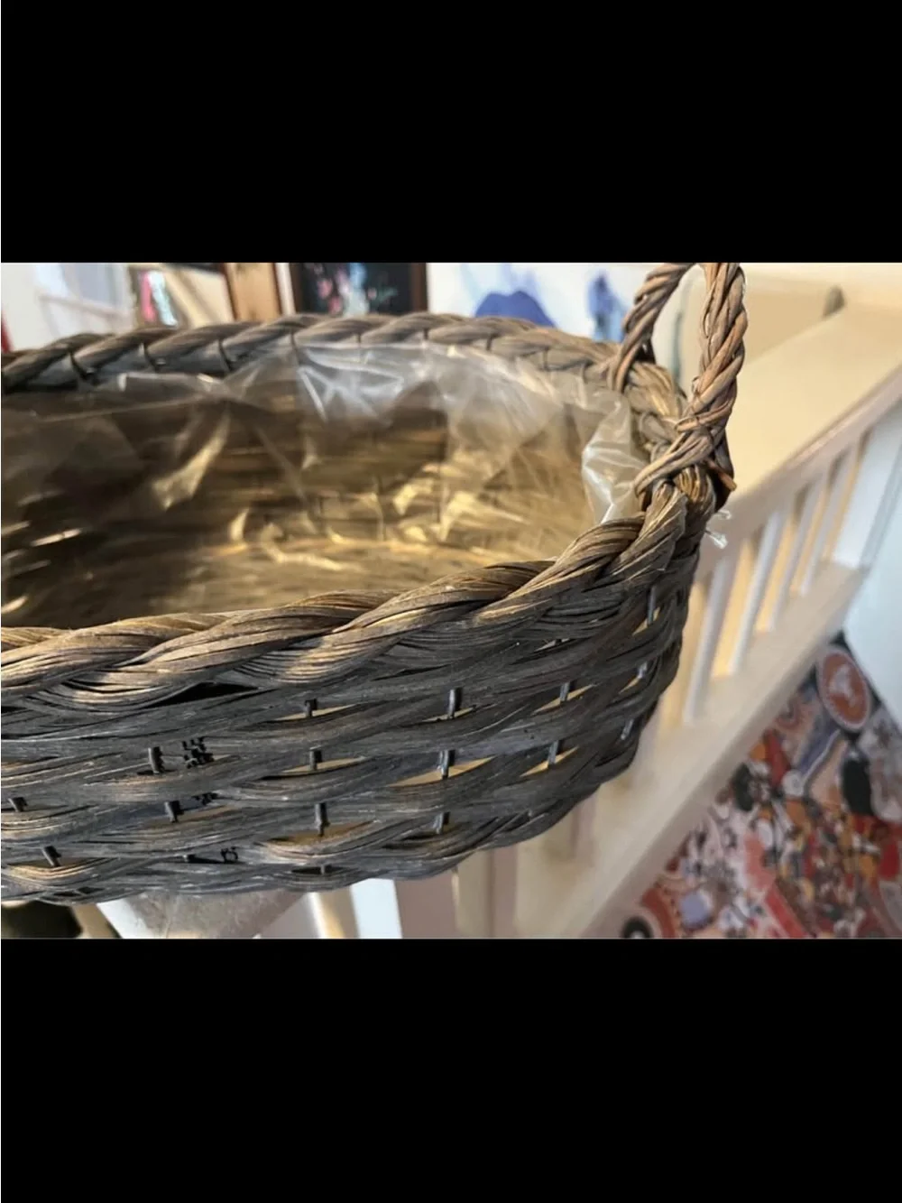 Source Unknown grey wicker